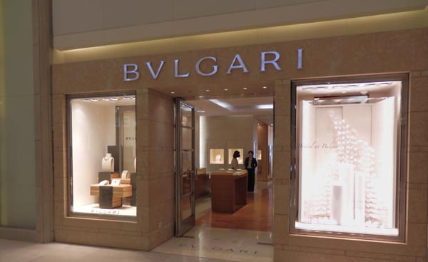 2012新光天地宝格丽（BVLGARI）店橱窗欣赏