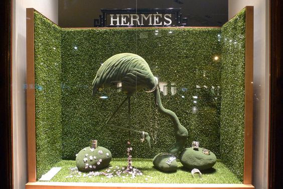 挽一抹绿色,遇见Hermes夏季橱窗