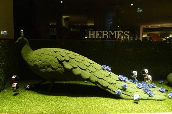 挽一抹绿色,遇见Hermes夏季橱窗