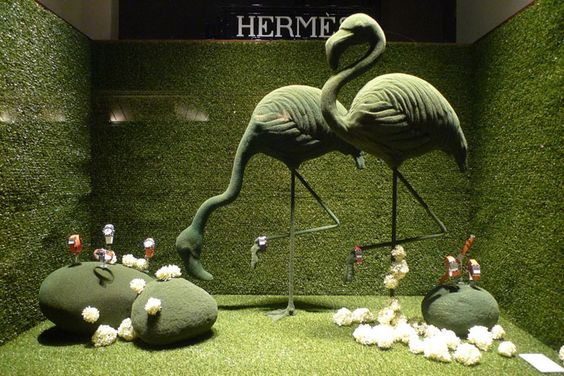 挽一抹绿色,遇见Hermes夏季橱窗